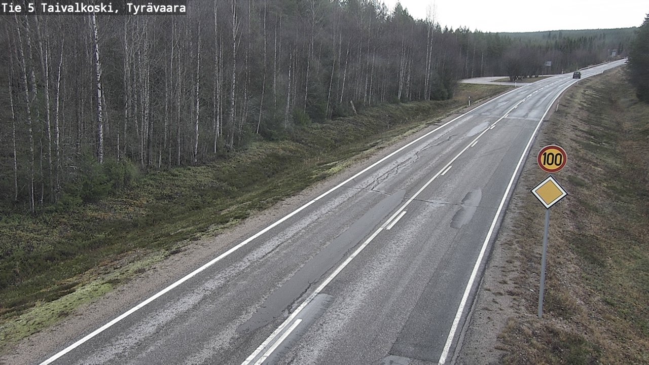Kelikamerat Kuva Tie 5 Taivalkoski, Tyrävaara, Taivalkoski, Pohjois-Pohjanmaa