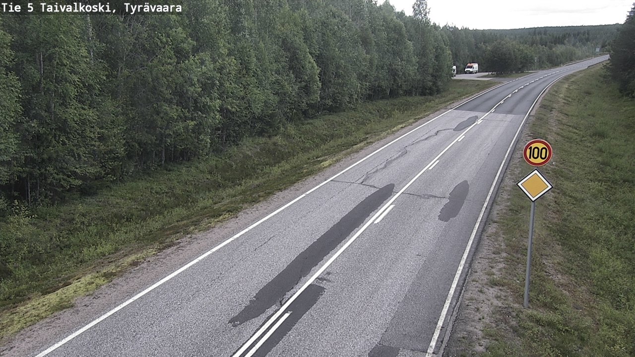 Kelikamerat Kuva Tie 5 Taivalkoski, Tyrävaara, Taivalkoski, Pohjois-Pohjanmaa