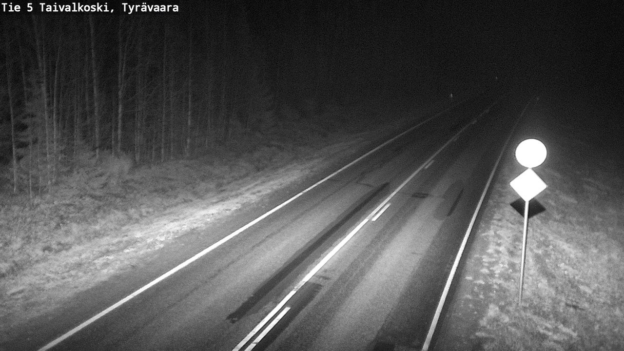 Kelikamerat Kuva Tie 5 Taivalkoski, Tyrävaara, Taivalkoski, Pohjois-Pohjanmaa