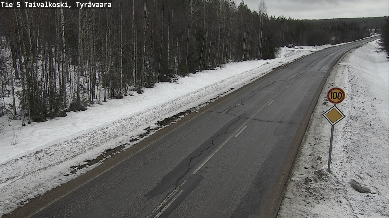 Kelikamerat Kuva Tie 5 Taivalkoski, Tyrävaara, Taivalkoski, Pohjois-Pohjanmaa