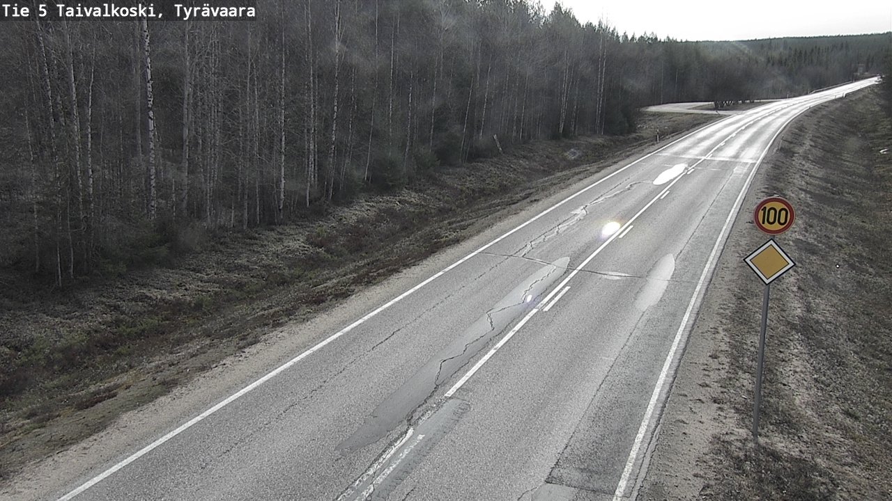 Kelikamerat Kuva Tie 5 Taivalkoski, Tyrävaara, Taivalkoski, Pohjois-Pohjanmaa