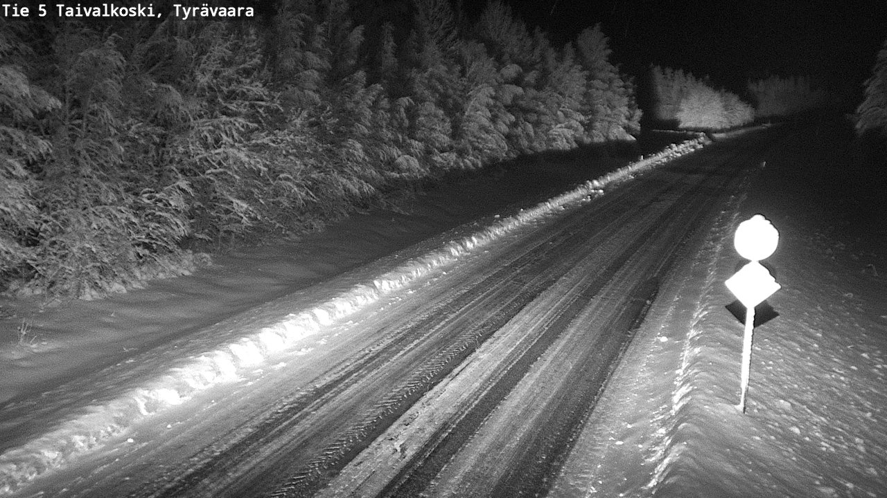 Kelikamerat Kuva Tie 5 Taivalkoski, Tyrävaara, Taivalkoski, Pohjois-Pohjanmaa