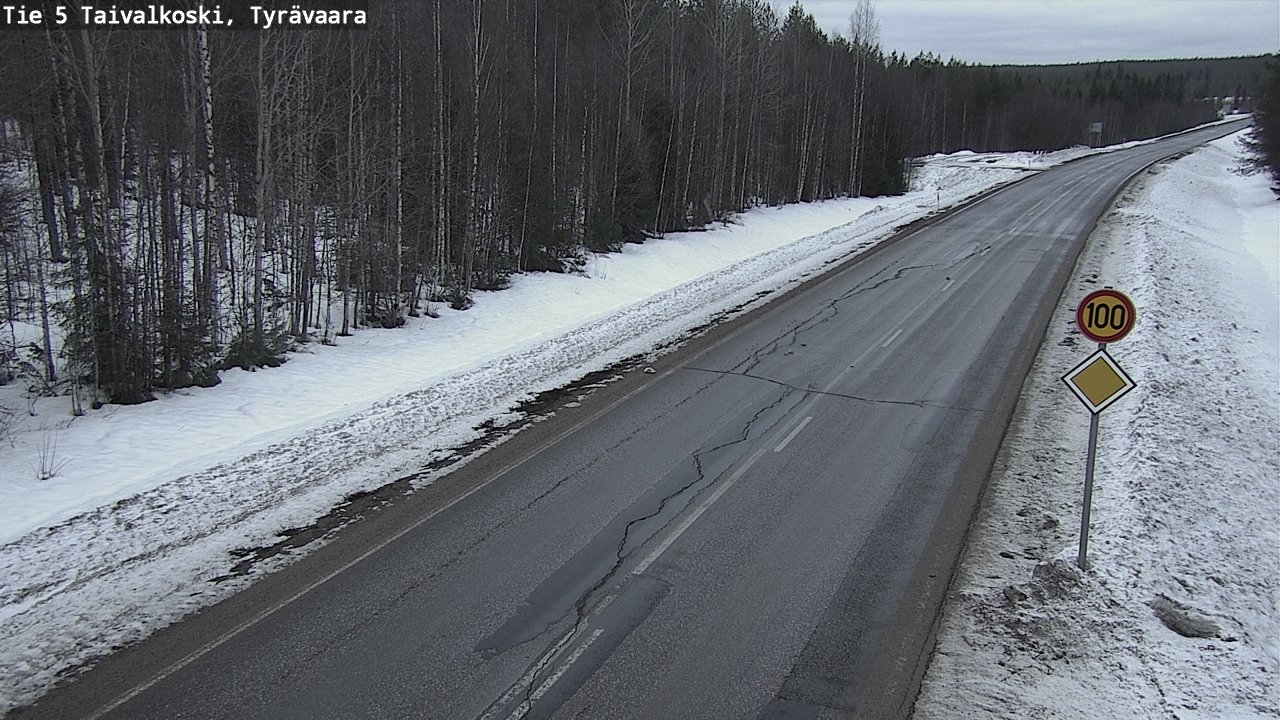 Kelikamerat Kuva Tie 5 Taivalkoski, Tyrävaara, Taivalkoski, Pohjois-Pohjanmaa