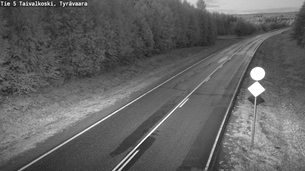 Kelikamerat Kuva Tie 5 Taivalkoski, Tyrävaara, Taivalkoski, Pohjois-Pohjanmaa