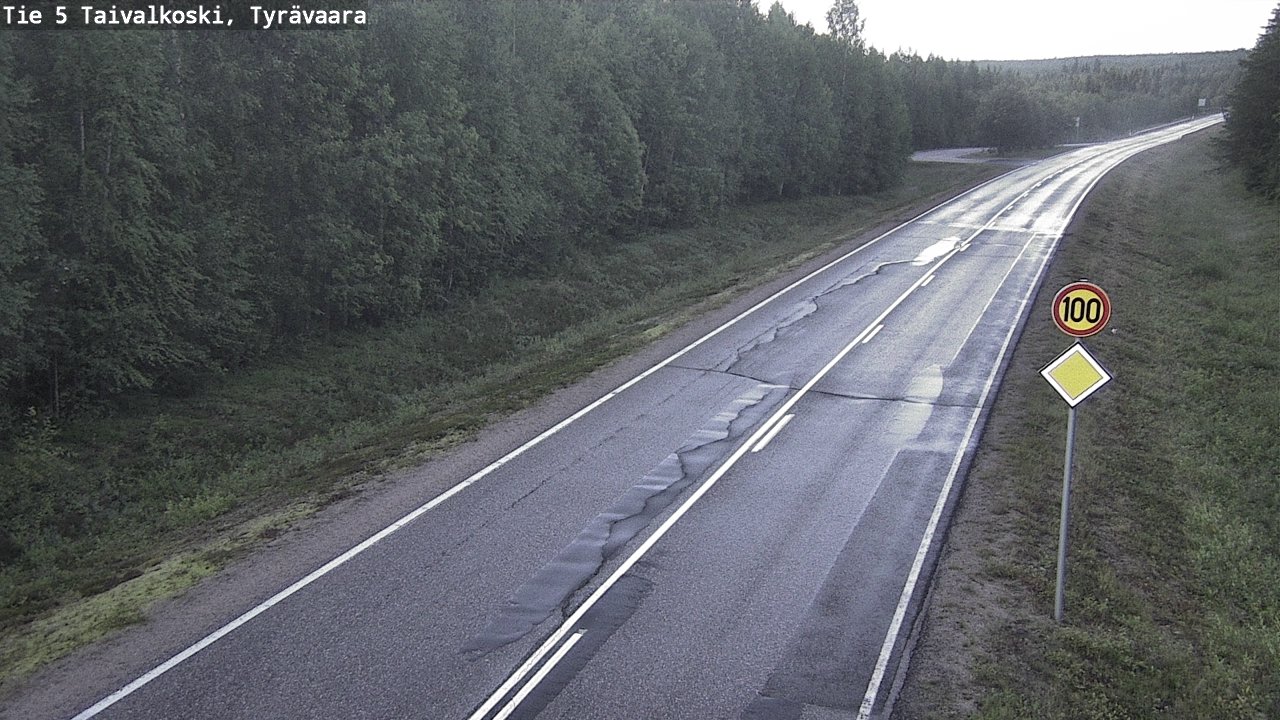 Kelikamerat Kuva Tie 5 Taivalkoski, Tyrävaara, Taivalkoski, Pohjois-Pohjanmaa