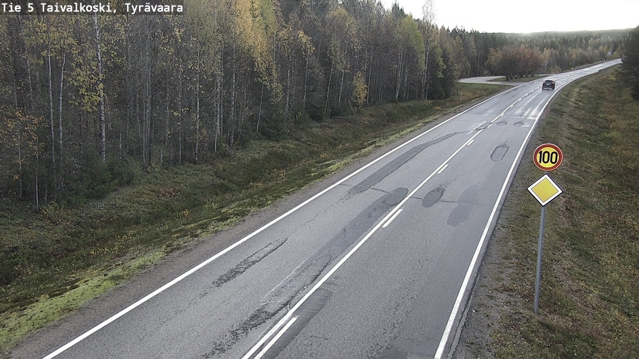 Kelikamerat Kuva Tie 5 Taivalkoski, Tyrävaara, Taivalkoski, Pohjois-Pohjanmaa
