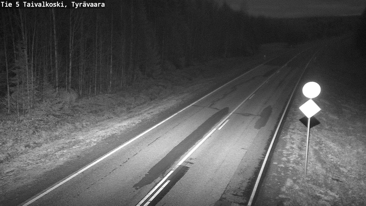 Kelikamerat Kuva Tie 5 Taivalkoski, Tyrävaara, Taivalkoski, Pohjois-Pohjanmaa