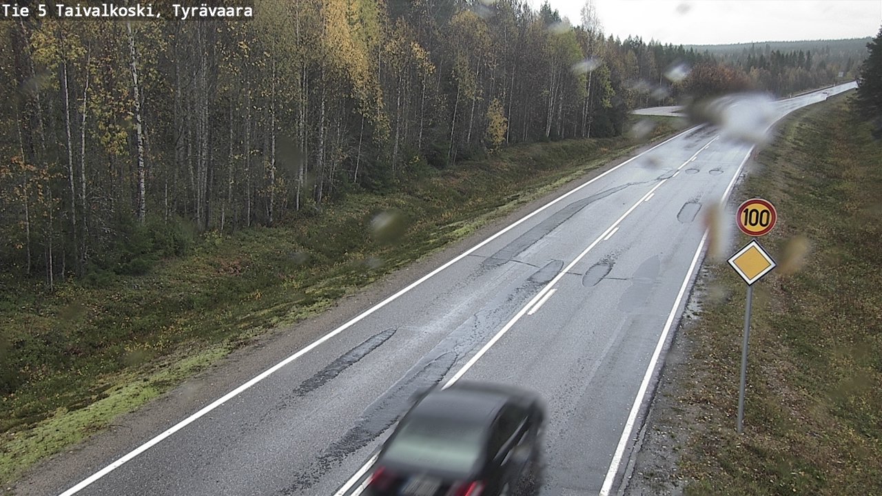 Kelikamerat Kuva Tie 5 Taivalkoski, Tyrävaara, Taivalkoski, Pohjois-Pohjanmaa