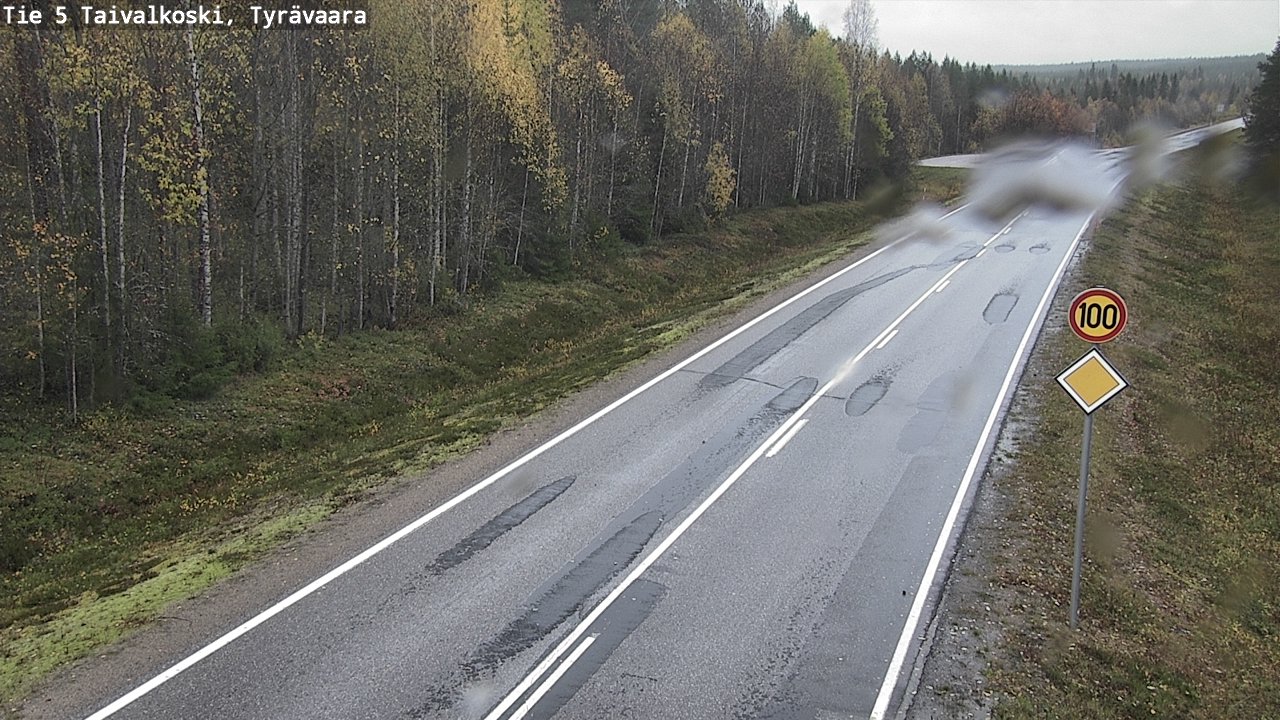 Kelikamerat Kuva Tie 5 Taivalkoski, Tyrävaara, Taivalkoski, Pohjois-Pohjanmaa