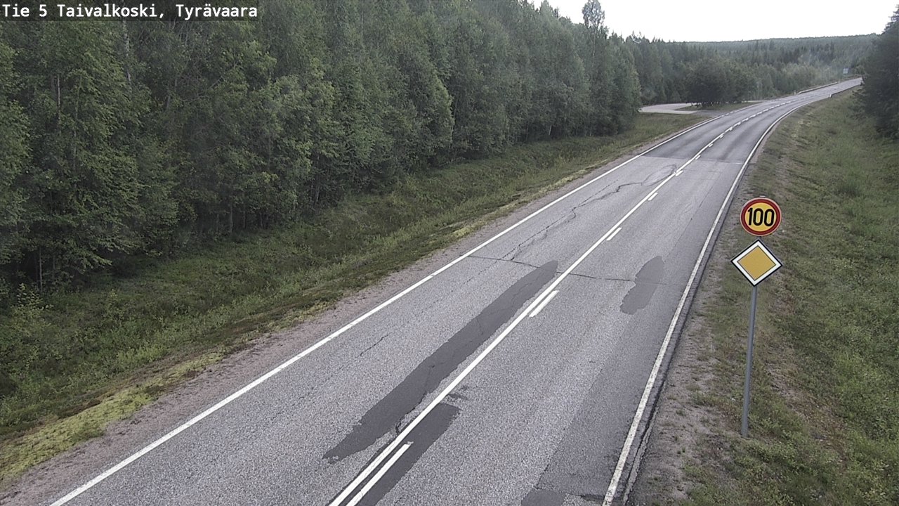 Kelikamerat Kuva Tie 5 Taivalkoski, Tyrävaara, Taivalkoski, Pohjois-Pohjanmaa