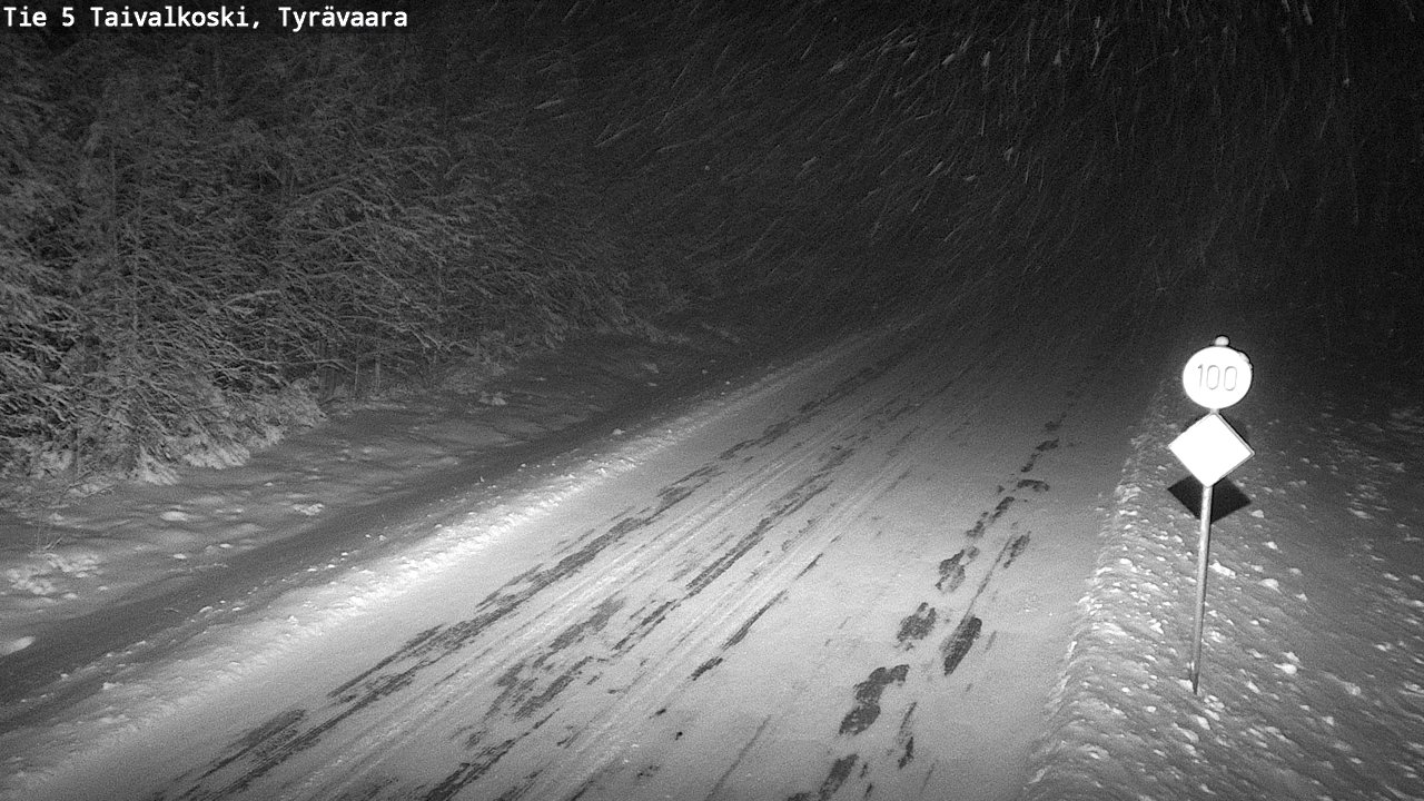 Kelikamerat Kuva Tie 5 Taivalkoski, Tyrävaara, Taivalkoski, Pohjois-Pohjanmaa