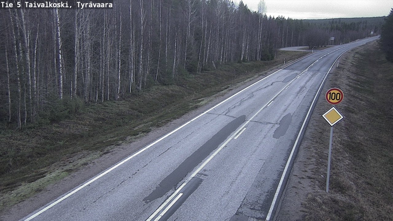 Kelikamerat Kuva Tie 5 Taivalkoski, Tyrävaara, Taivalkoski, Pohjois-Pohjanmaa