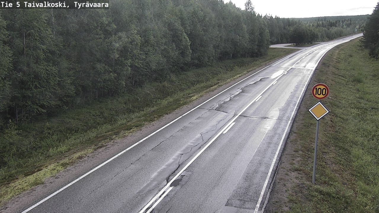 Kelikamerat Kuva Tie 5 Taivalkoski, Tyrävaara, Taivalkoski, Pohjois-Pohjanmaa
