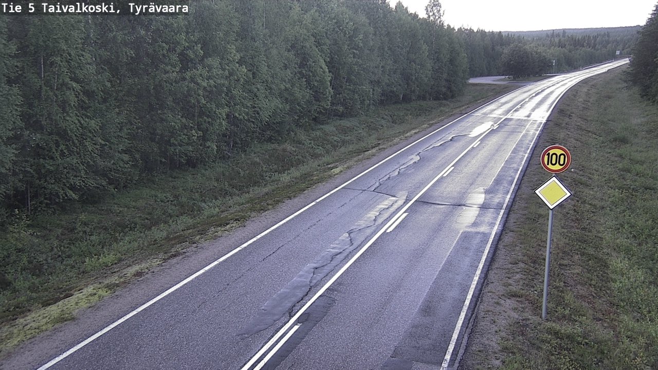 Kelikamerat Kuva Tie 5 Taivalkoski, Tyrävaara, Taivalkoski, Pohjois-Pohjanmaa
