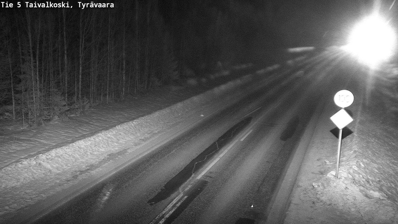 Kelikamerat Kuva Tie 5 Taivalkoski, Tyrävaara, Taivalkoski, Pohjois-Pohjanmaa