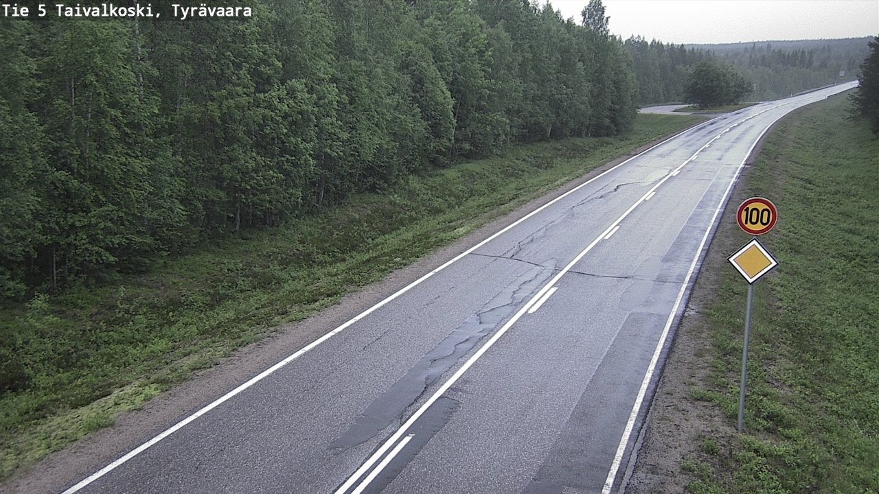 Kelikamerat Kuva Tie 5 Taivalkoski, Tyrävaara, Taivalkoski, Pohjois-Pohjanmaa
