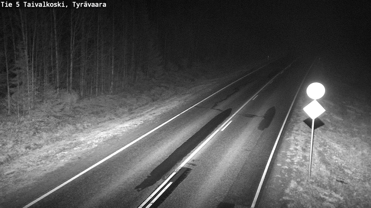 Kelikamerat Kuva Tie 5 Taivalkoski, Tyrävaara, Taivalkoski, Pohjois-Pohjanmaa