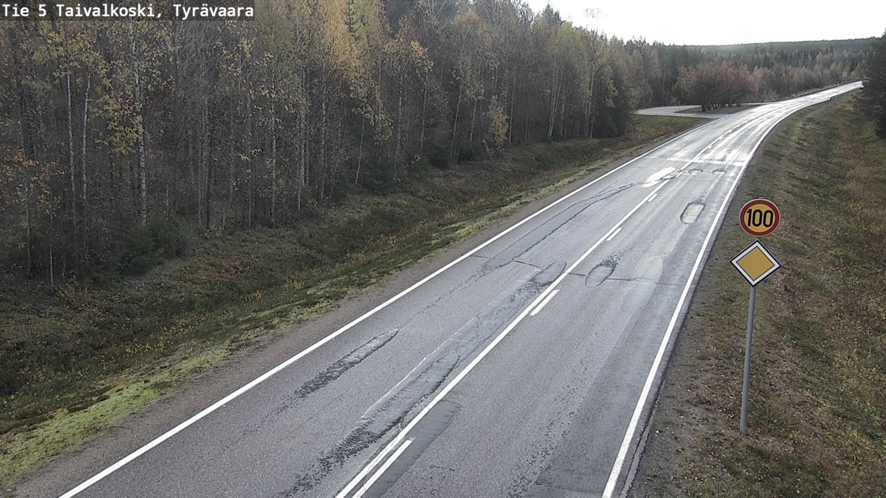 Kelikamerat Kuva Tie 5 Taivalkoski, Tyrävaara, Taivalkoski, Pohjois-Pohjanmaa