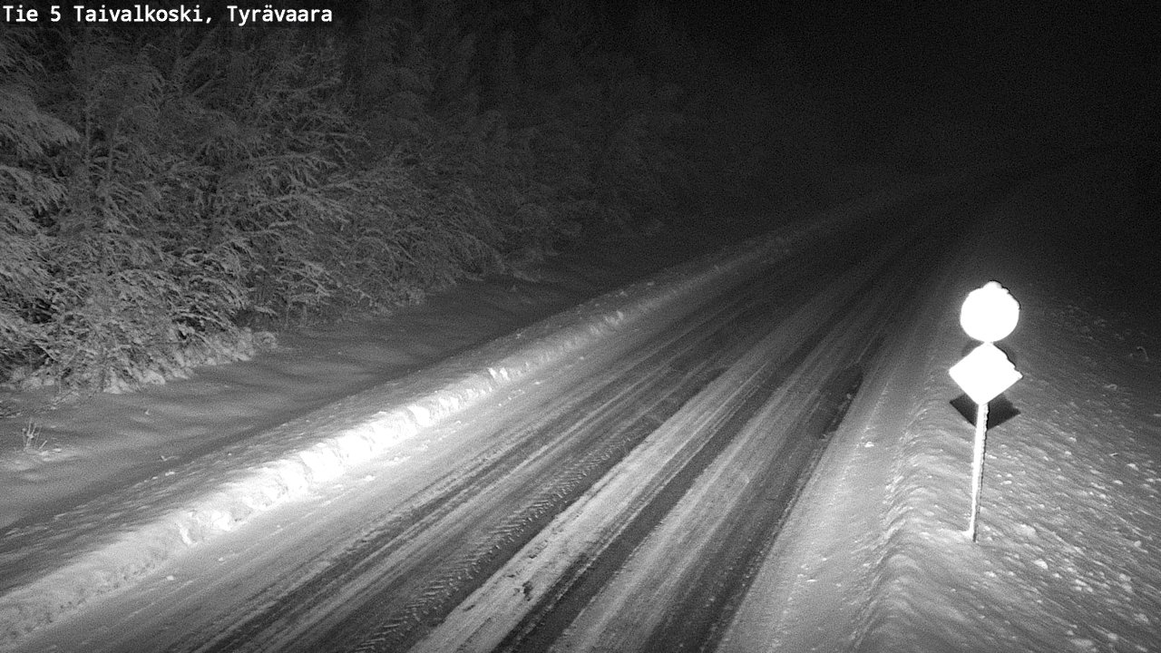 Kelikamerat Kuva Tie 5 Taivalkoski, Tyrävaara, Taivalkoski, Pohjois-Pohjanmaa