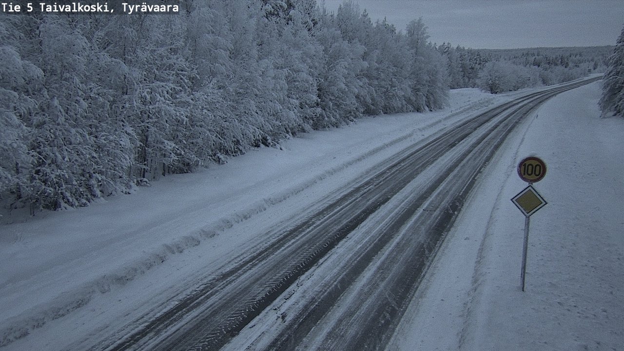 Kelikamerat Kuva Tie 5 Taivalkoski, Tyrävaara, Taivalkoski, Pohjois-Pohjanmaa