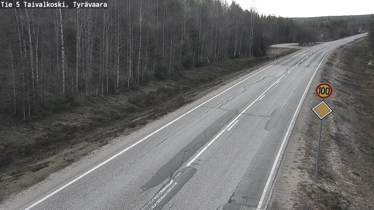 Kelikamerat Kuva Tie 5 Taivalkoski, Tyrävaara, Taivalkoski, Pohjois-Pohjanmaa