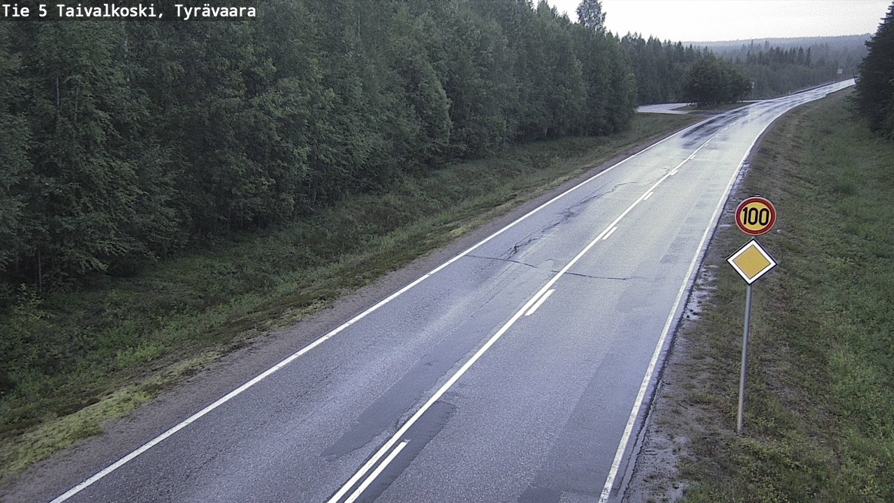 Kelikamerat Kuva Tie 5 Taivalkoski, Tyrävaara, Taivalkoski, Pohjois-Pohjanmaa