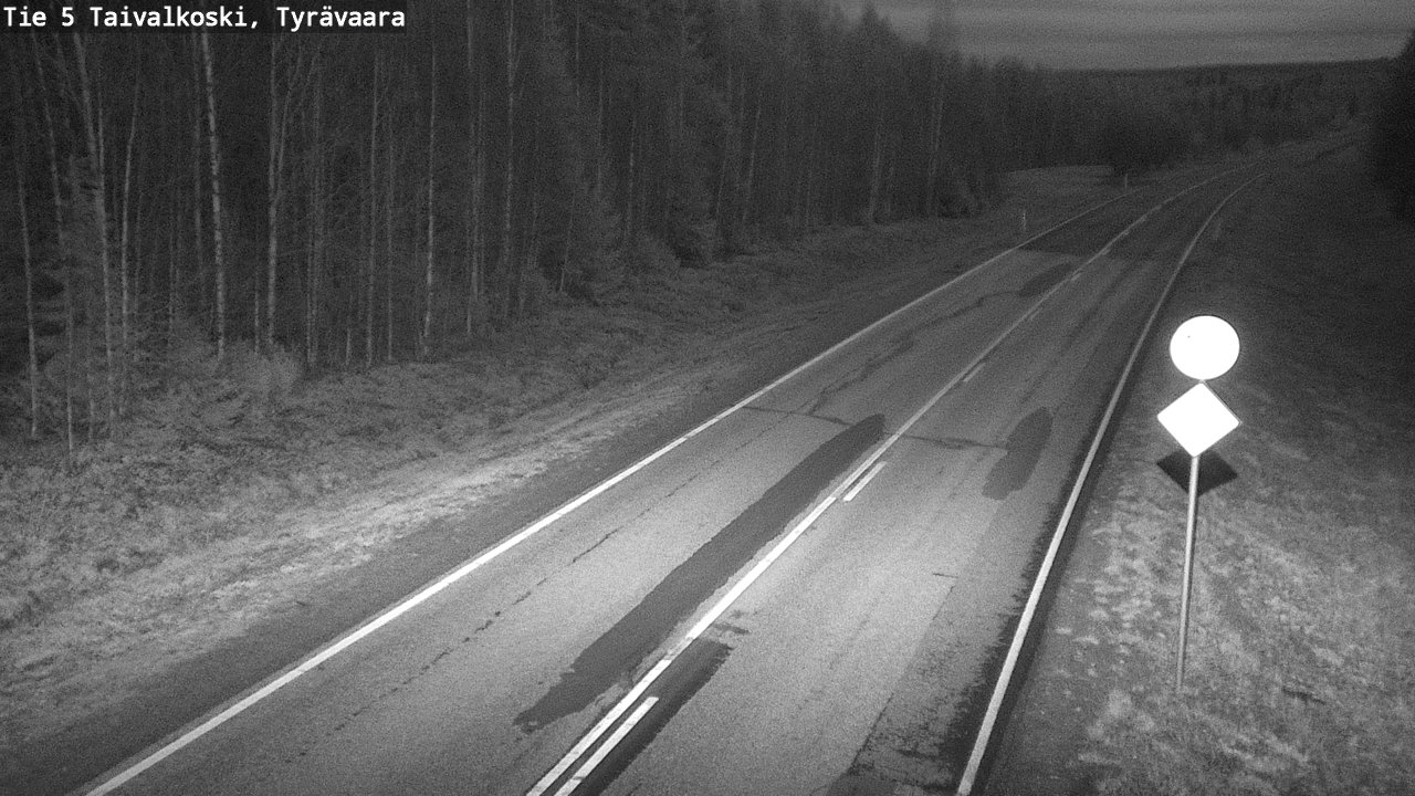 Kelikamerat Kuva Tie 5 Taivalkoski, Tyrävaara, Taivalkoski, Pohjois-Pohjanmaa