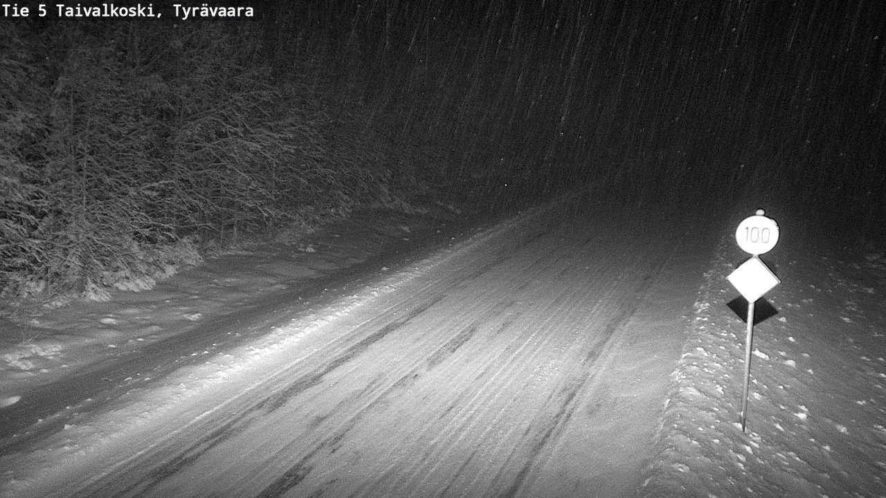 Kelikamerat Kuva Tie 5 Taivalkoski, Tyrävaara, Taivalkoski, Pohjois-Pohjanmaa