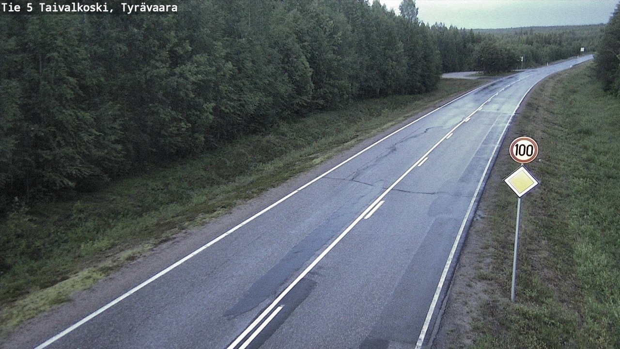 Kelikamerat Kuva Tie 5 Taivalkoski, Tyrävaara, Taivalkoski, Pohjois-Pohjanmaa