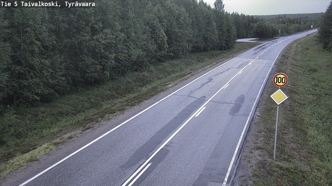 Kelikamerat Kuva Tie 5 Taivalkoski, Tyrävaara, Taivalkoski, Pohjois-Pohjanmaa