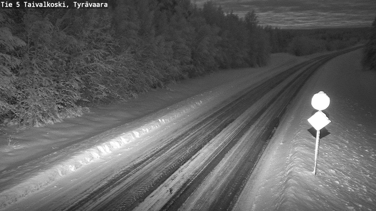 Kelikamerat Kuva Tie 5 Taivalkoski, Tyrävaara, Taivalkoski, Pohjois-Pohjanmaa