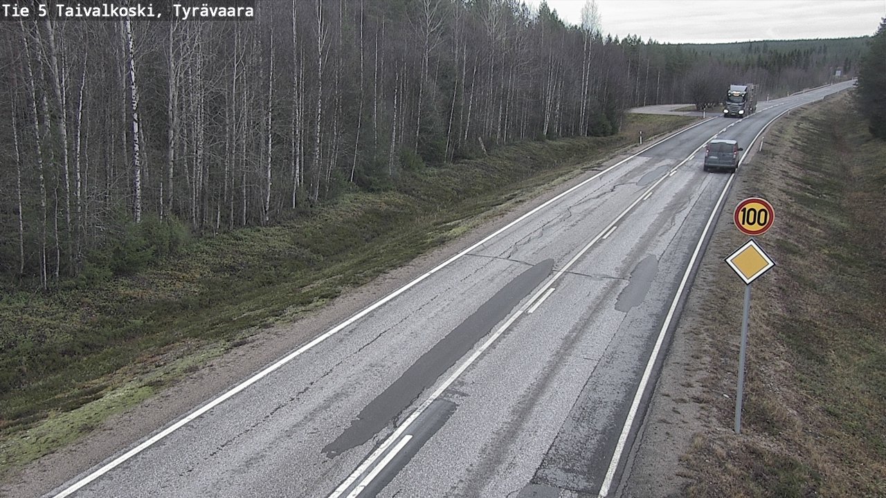 Kelikamerat Kuva Tie 5 Taivalkoski, Tyrävaara, Taivalkoski, Pohjois-Pohjanmaa