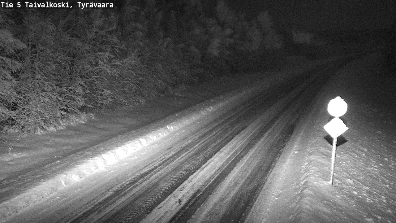 Kelikamerat Kuva Tie 5 Taivalkoski, Tyrävaara, Taivalkoski, Pohjois-Pohjanmaa