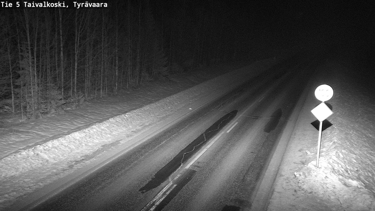 Kelikamerat Kuva Tie 5 Taivalkoski, Tyrävaara, Taivalkoski, Pohjois-Pohjanmaa