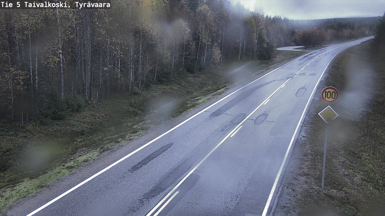 Weather Camera Image Road 5 Taivalkoski, Tyrävaara, Taivalkoski, Pohjois-Pohjanmaa