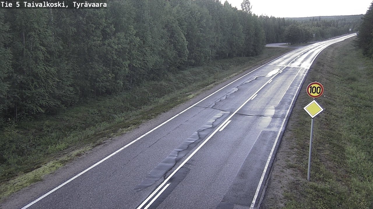 Kelikamerat Kuva Tie 5 Taivalkoski, Tyrävaara, Taivalkoski, Pohjois-Pohjanmaa