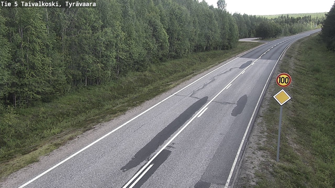 Kelikamerat Kuva Tie 5 Taivalkoski, Tyrävaara, Taivalkoski, Pohjois-Pohjanmaa