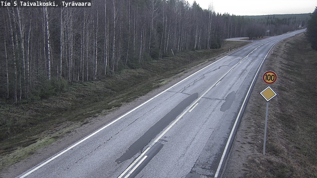 Kelikamerat Kuva Tie 5 Taivalkoski, Tyrävaara, Taivalkoski, Pohjois-Pohjanmaa