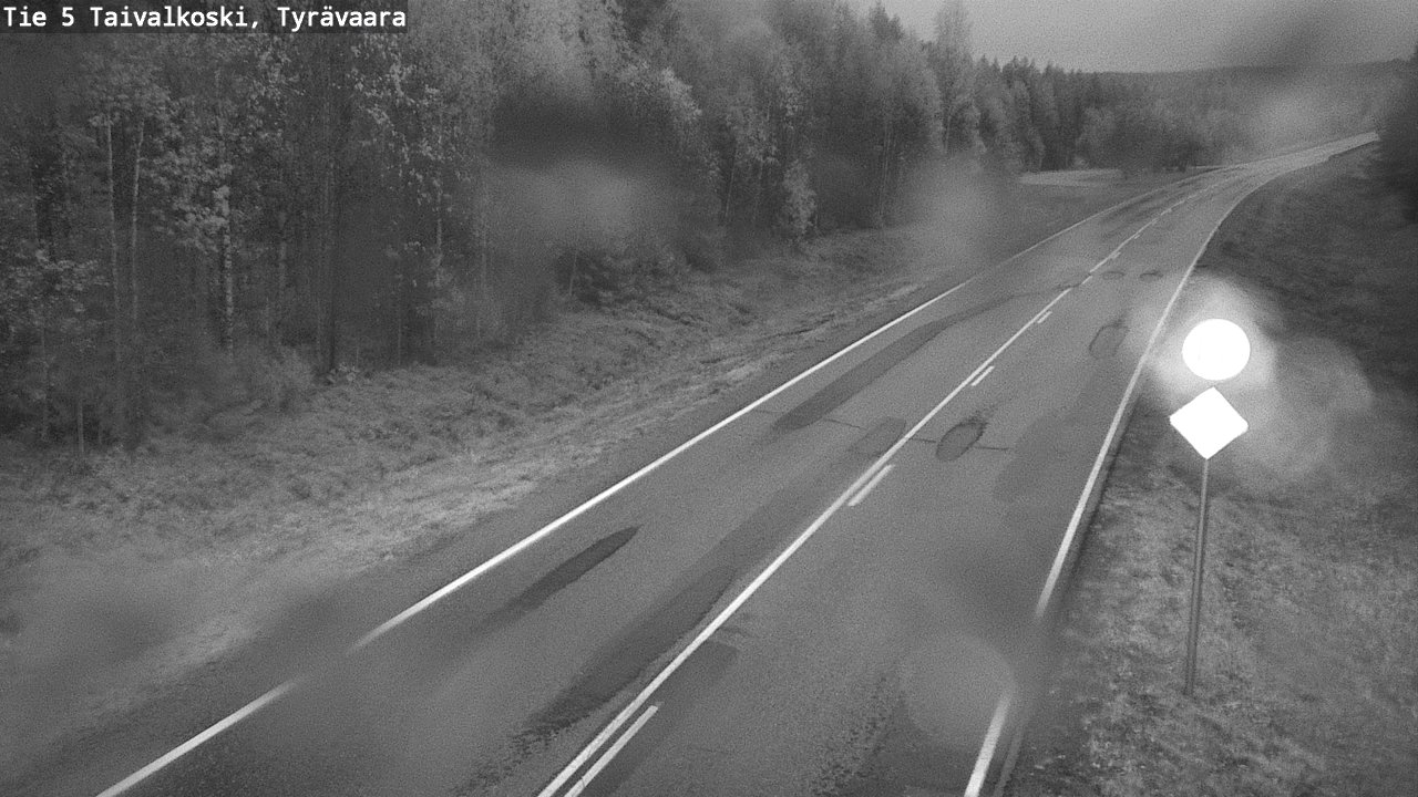Weather Camera Image Road 5 Taivalkoski, Tyrävaara, Taivalkoski, Pohjois-Pohjanmaa