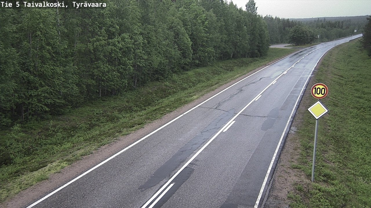 Kelikamerat Kuva Tie 5 Taivalkoski, Tyrävaara, Taivalkoski, Pohjois-Pohjanmaa
