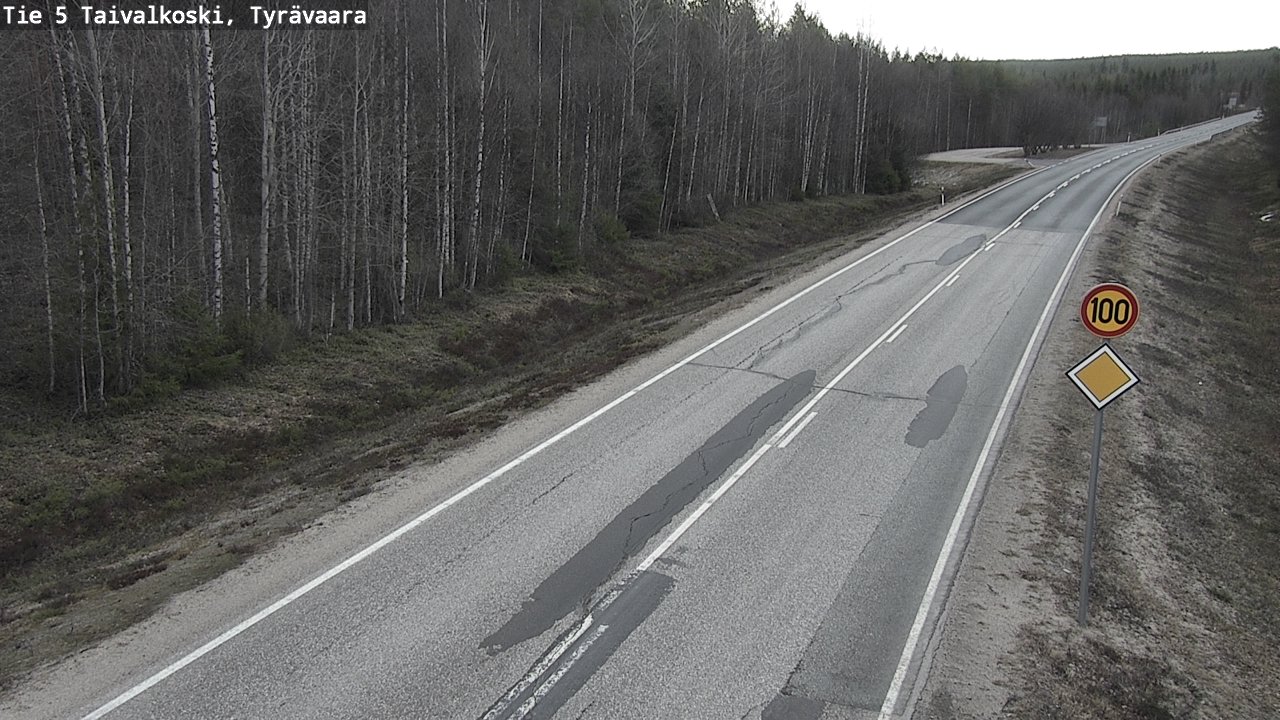 Kelikamerat Kuva Tie 5 Taivalkoski, Tyrävaara, Taivalkoski, Pohjois-Pohjanmaa
