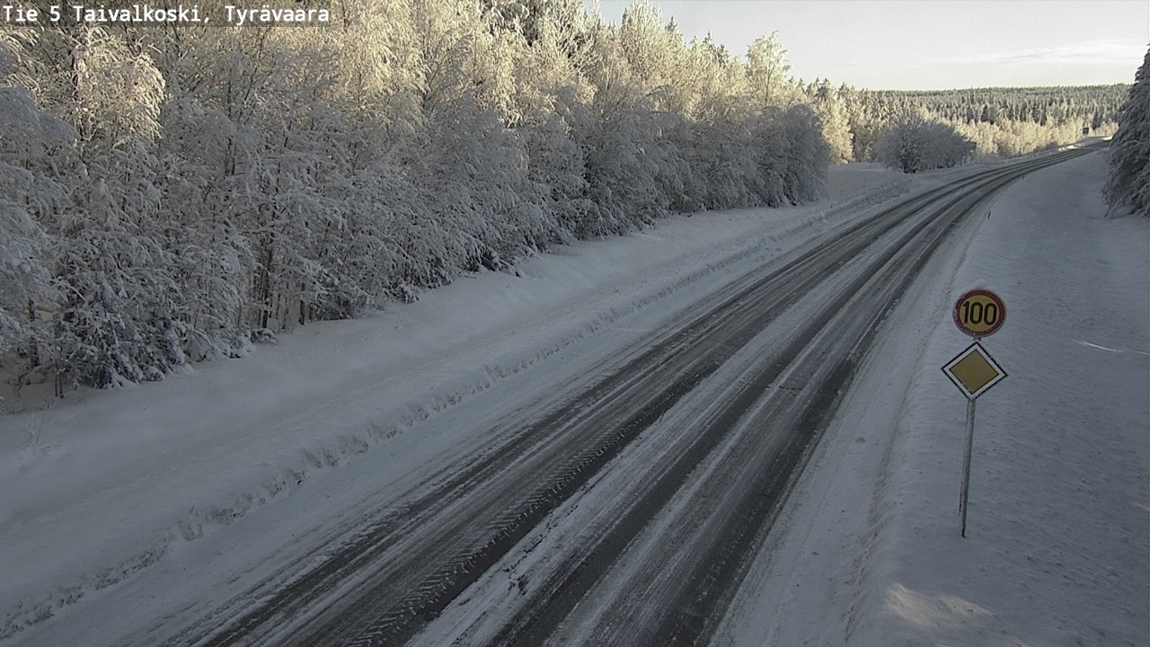 Kelikamerat Kuva Tie 5 Taivalkoski, Tyrävaara, Taivalkoski, Pohjois-Pohjanmaa