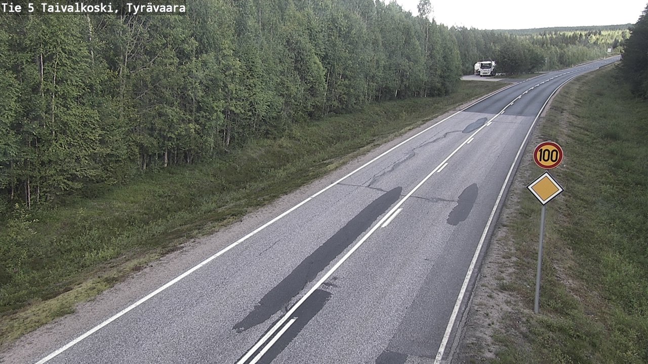 Kelikamerat Kuva Tie 5 Taivalkoski, Tyrävaara, Taivalkoski, Pohjois-Pohjanmaa