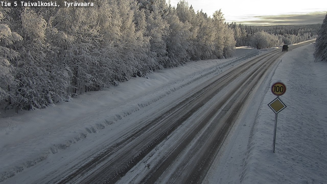 Kelikamerat Kuva Tie 5 Taivalkoski, Tyrävaara, Taivalkoski, Pohjois-Pohjanmaa