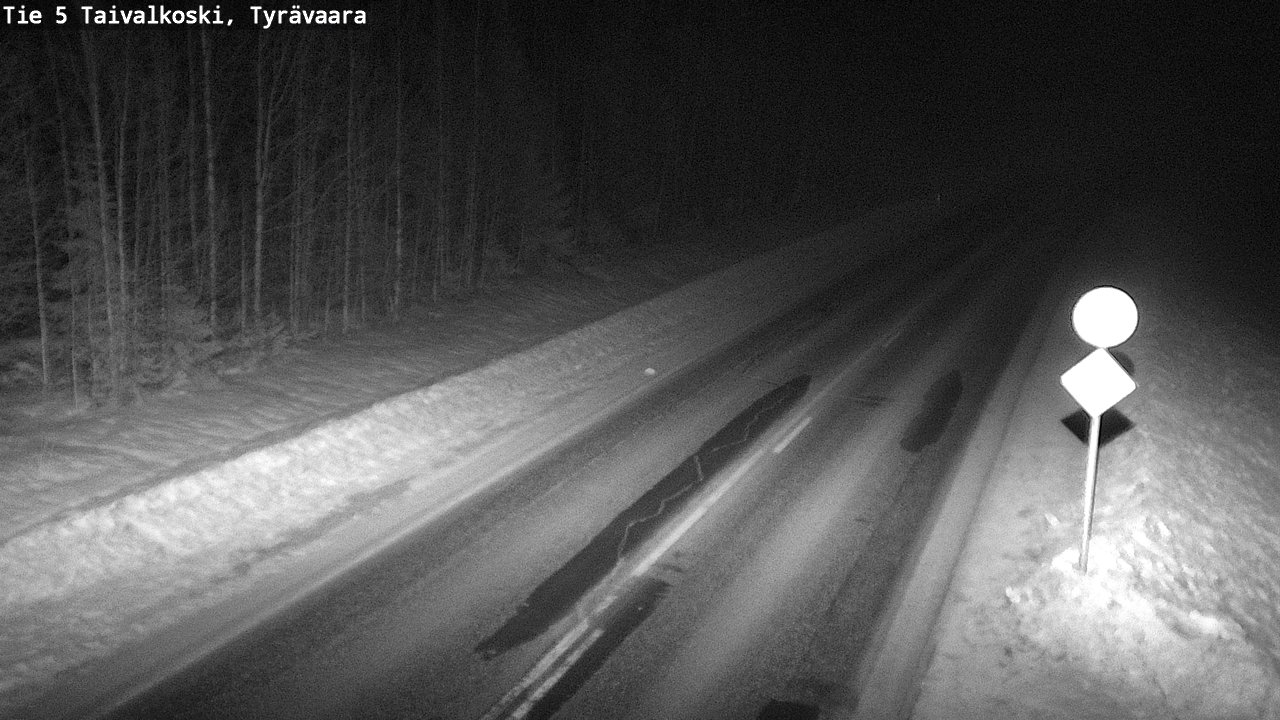 Kelikamerat Kuva Tie 5 Taivalkoski, Tyrävaara, Taivalkoski, Pohjois-Pohjanmaa