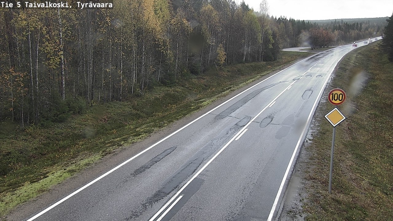 Kelikamerat Kuva Tie 5 Taivalkoski, Tyrävaara, Taivalkoski, Pohjois-Pohjanmaa