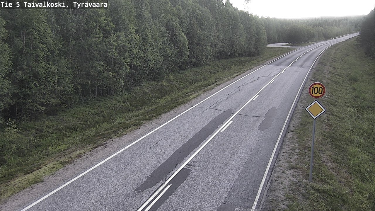 Kelikamerat Kuva Tie 5 Taivalkoski, Tyrävaara, Taivalkoski, Pohjois-Pohjanmaa