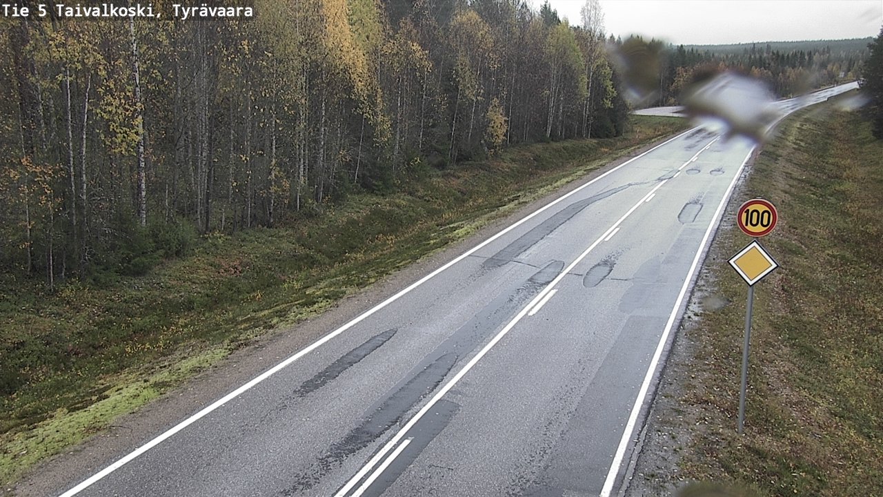 Kelikamerat Kuva Tie 5 Taivalkoski, Tyrävaara, Taivalkoski, Pohjois-Pohjanmaa