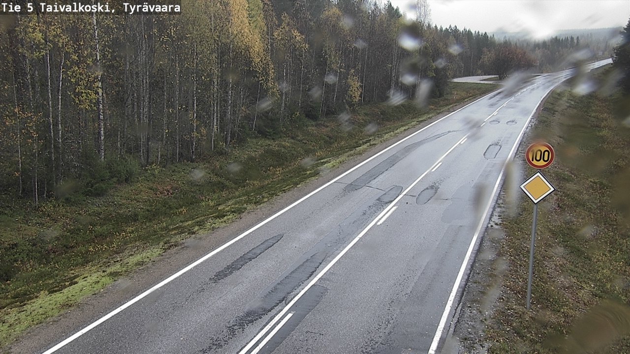 Kelikamerat Kuva Tie 5 Taivalkoski, Tyrävaara, Taivalkoski, Pohjois-Pohjanmaa