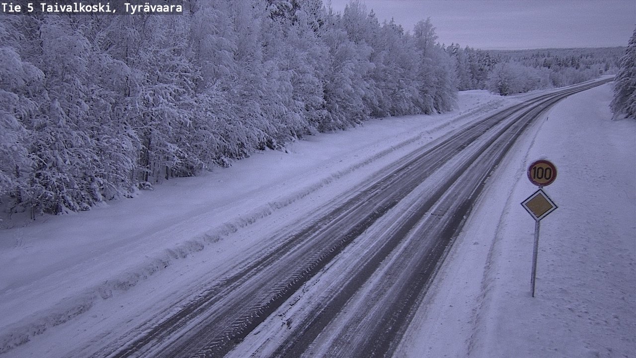 Kelikamerat Kuva Tie 5 Taivalkoski, Tyrävaara, Taivalkoski, Pohjois-Pohjanmaa